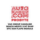 ProByte VAG Group Gasoline Bosch MED17.1 CAT EVAP DTC EGR FLAPS Module