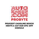 ProByte Peugeot Gasoline Bosch MEV17.4 CAT EGR DTC OFF Module