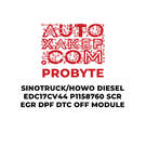 Module de désactivation du code défaut (DTC) du filtre à particules diesel ProByte SINOTRUCK / HOWO EDC17CV44 P1158760