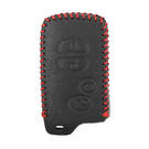 Funda de cuero para Toyota Smart Remote Key 3+1 Botones | mk3 -| thumbnail