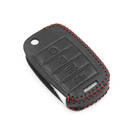 New Aftermarket Leather Case For Kia Flip Remote Key 3+1 Buttons High Quality Best Price | Emirates Keys -| thumbnail