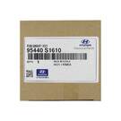 Yeni Hyundai Santa Fe 2022 Orijinal/OEM Akıllı Uzaktan Anahtar 4 Düğme 433MHz OEM Parça Numarası: 95440-S1610 - FCC Kimliği: TQ8-FOB-4F26 - Transponder - Kimlik: HITAG 3 - ID47 NCF29A1X -| thumbnail