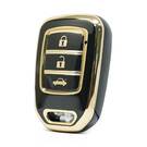 Нано-крышка высокого качества для Honda Smart Remote Key 3 кнопки черного цвета D11J3