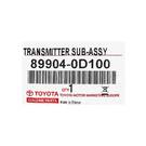 Nuevo Toyota Yaris 2014 Llave remota inteligente original/OEM 2 botones 433 MHz Número de pieza del fabricante: 89904-0D100 | Cayos de los Emiratos -| thumbnail