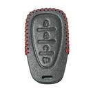 Funda de cuero para Chevrolet Smart Remote Key 4 Botones| mk3 -| thumbnail