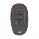 Funda de cuero para llave remota Hyundai Verna Kona 3 botones | mk3 -| thumbnail