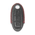 Leather Case For Nissan Smart Remote Key 2+1 Buttons | MK3 -| thumbnail