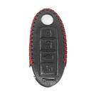 Leather Case For Nissan Smart Remote Key 3+1 Buttons | MK3 -| thumbnail