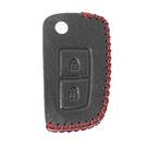 Leather Case For Nissan Flip Remote Key 2 Buttons | MK3 -| thumbnail