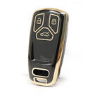 Nano High Quality Cover For Audi TT A4 A5 Q7 SQ7 Smart Key 3 Buttons Black Color