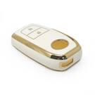 Nueva cubierta de alta calidad Nano del mercado de accesorios para Toyota Remote Key 2 botones Color blanco | Claves de los Emiratos -| thumbnail