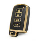 Nano cubierta de alta calidad para Toyota Camry 2012-2017 llave remota 3 + 1 botones Color negro