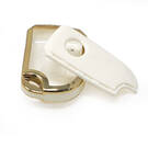 New Aftermarket Nano High Quality Cover For Toyota Vios Yaris Remote Key 3 Buttons White Color | Emirates Keys -| thumbnail