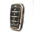 Custodia Nano di alta qualità per chiave remota Jeep 4 pulsanti colore nero