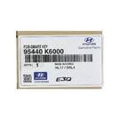 Llave remota inteligente original/OEM nueva Hyundai Grand I10 2022 de 3 botones y 433 MHz Número de pieza OEM: 95440-K6000 - ID de la FCC: SVI-BR2FGE03 | Emirates Keys -| thumbnail