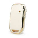 Нано высококачественный чехол для KIA 2018-2022 дистанционный ключ 3 кнопки белого цвета