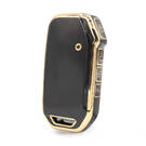 Нано крышка высокого качества для KIA 2018-2022 дистанционный ключ 4 кнопки черного цвета