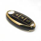 New Aftermarket TPU High Quality Cover For Nissan Remote Key 2 Buttons Black Color | Emirates Keys -| thumbnail