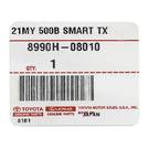 Llave inteligente original/OEM para Toyota Sienna 2021, completamente nueva, de 6 botones, 315 MHz. Número de pieza OEM: 8990H-08010 / 8990H-08011 / 8990H-08012 - FCCID: HYQ14FBX | Emirates Keys -| thumbnail