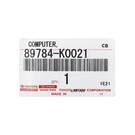 New Toyota Land Cruiser 2022 Genuine / OEM Anti Theft Immobilizer Control Module ECU Unit OEM Part Number: 89784-K0021 | Emirates Keys -| thumbnail