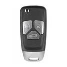 Xhorse VVDI Key Tool VVDI2 Wireless Flip Remote Key 3 Button Audi Style XNAU01EN