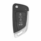 Xhorse VVDI Ferramenta Chave VVDI2 Fio Flip Chave Remota 3 Botões Estilo Faca XKKF03EN