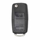 Xhorse VVDI Key Tool VVDI2 Wire Flip Remote Key 3 botões VW Style XKB501EN