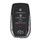 Toyota Land Cruiser 2016-2021 Guscio chiave telecomando intelligente originale 4 pulsanti 89072-60L00