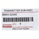 Абсолютно НОВЫЙ оригинальный/OEM смарт-ключ Toyota Corolla 2019 года выпуска с 3 кнопками 433 МГц 8990H-02040, 8990H-02060, 8990H-02370 / FCCID: B2U2K2R | Emirates Keys -| thumbnail