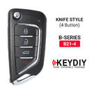KeyDiy KD Universal Flip Remote Key 3+1 Botones Cuchillo Tipo B21-4 - MK16326 - f-2 -| thumbnail
