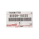 Nuevo control remoto inteligente original/OEM de 2+1 botones de 433 MHz para Toyota Corolla Cross 2020-2024 Número de pieza OEM: 8990H-16030 | Emirates Keys -| thumbnail