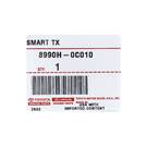 Toyota Tundra 2022 Orijinal/OEM Akıllı Uzaktan Anahtar 3+1 Düğme 12.11/314.35MHz OEM Parça Numarası: 8990H-0C010 / 8990H-0C011 / 8990H-AK020 / 8990H-0C012 | Emirates Keys -| thumbnail