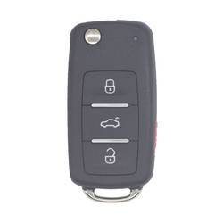 Keydiy KD Universal Flip Remote Key 3+1 Botones Volkswagen Tipo NB08-4 PCF