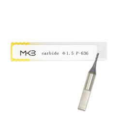 Material de carburo de fresa de extremo 1,5 mm φ1.5xD6x43