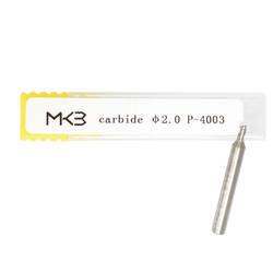 Material de carburo del cortador de fresa de extremo 2,0 mm φ2,0xD4x33