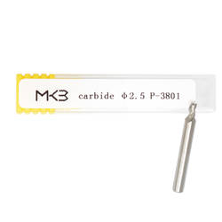 Material de carburo de fresa de extremo 2,5 mm φ2.5xD4x33