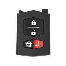 Guscio della chiave remota Mazda Flip 3+1 pulsanti senza intestazione