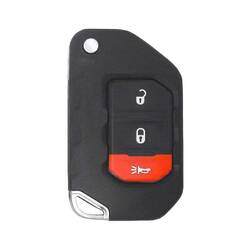 Guscio chiave telecomando Jeep Wrangler Flip 2+1 pulsanti