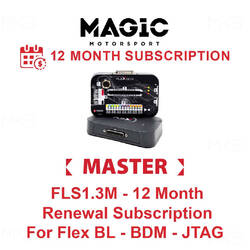 MAGIC FLS1.3M - Assinatura de renovação de 12 meses para Flex BL - BDM - JTAG Master