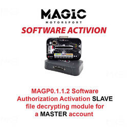 MAGIC MAGP0.1.1.2 Ativação de Autorização de Software Módulo de descriptografia de arquivo SLAVE para uma conta MASTER