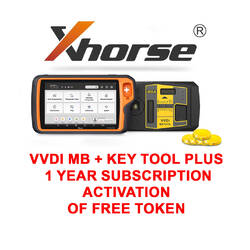 Xhorse VVDI MB + Anahtar Aracı Artı 1 Yıllık Abonelik Ücretsiz Token'ın Etkinleştirilmesi