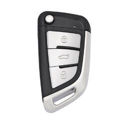 Keydiy KD Universal Flip Remote Key 3 Botones Tipo B29 Metal