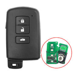 Toyota Camry 2013-2018 Smart Remote Key Shell 3 pulsanti berlina bagagliaio