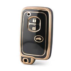 Funda Nano de alta calidad para llave remota de Toyota, 3 botones, Color negro, TYT-H11J3A