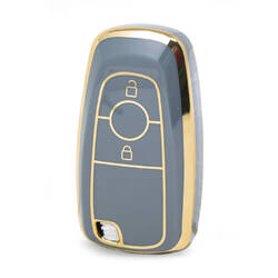 Capa Nano de alta qualidade para chave remota Ford 2 botões cor cinza Ford-B11J2