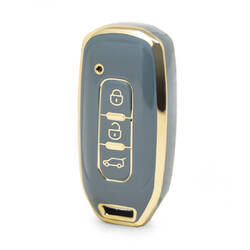 Capa Nano de alta qualidade para chave remota Ford 3 botões cor cinza Ford-H11J