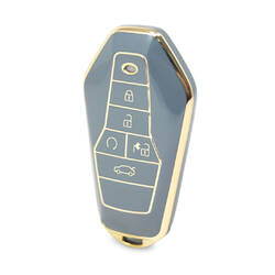 Nano – couvercle de haute qualité pour clé télécommande Hycan, 5 boutons, couleur grise, HC-A11J