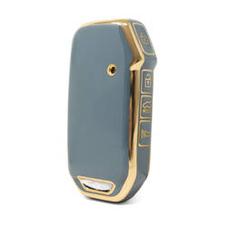 Чехол Nano высокого качества для Kia 2018-2022, дистанционный ключ с 4 кнопками, серый цвет, KIA-C11J4A