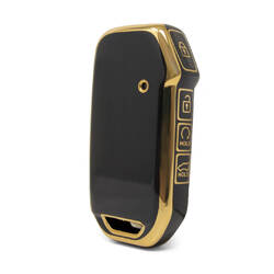 Чехол Nano высокого качества для удаленного ключа Kia с 4 кнопками черного цвета KIA-C11J4B