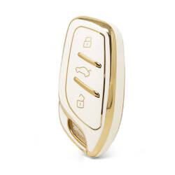 Nano – couvercle de haute qualité pour clé télécommande Roewe, 3 boutons, couleur blanche, RW-B11J